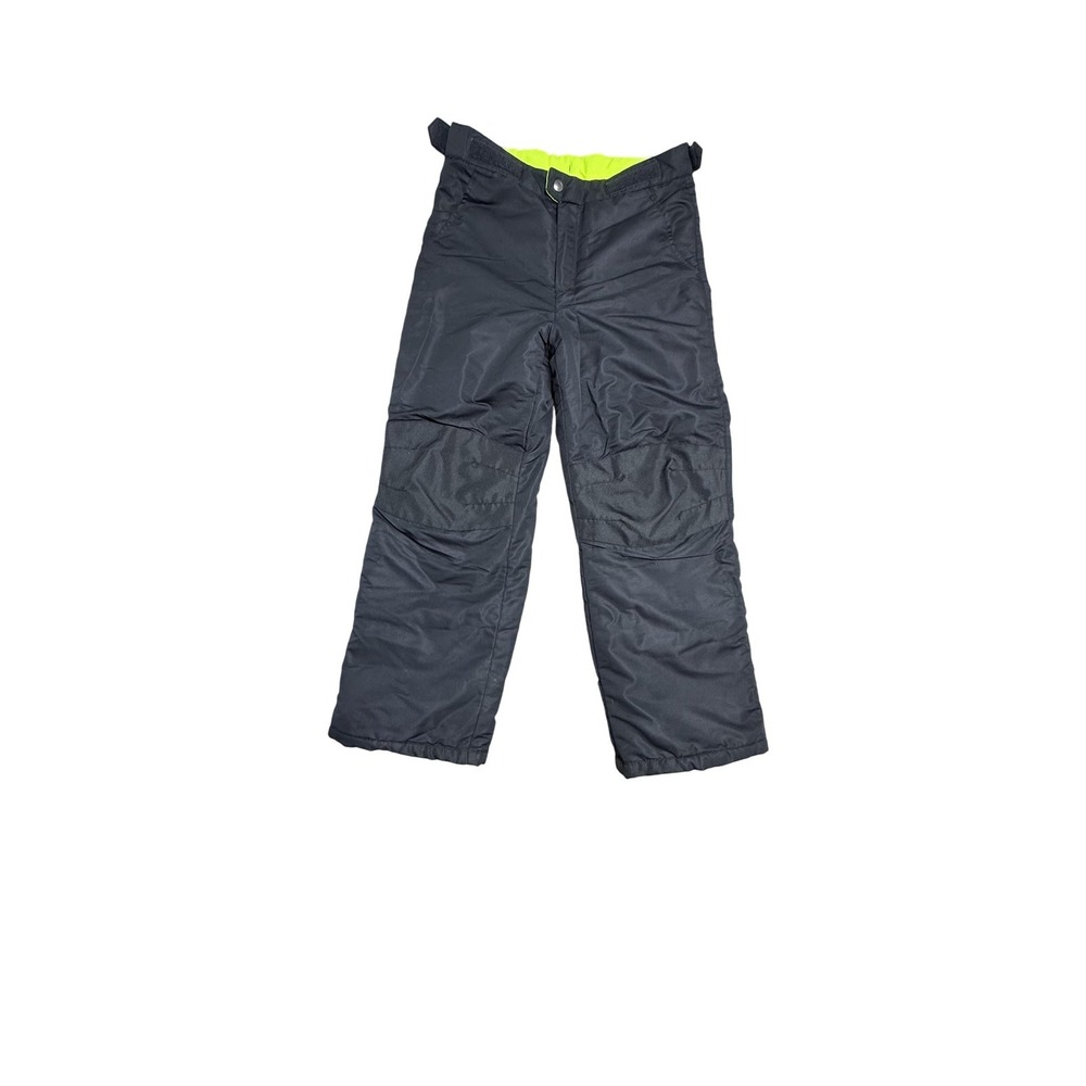 SwissTech Snow Pants Kids XL 14-16 Black Insulated Ski Winter Adjustable Waist‎